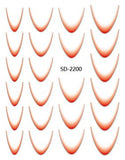 Nail Sticker - 3D French Ombre