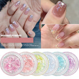Glitter Flakes / Brilliant Powder - 6pcs