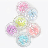 Glitter Flakes / Brilliant Powder - 6pcs