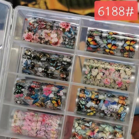 Foil Paper Box Decorative - 4cm x 100cm - 10pcs - 6188