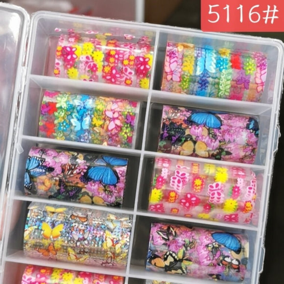 Foil Paper Box Decorative - 4cm x 100cm - 10pcs - 5116