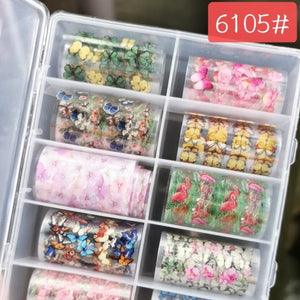 Foil Paper Box Decorative - 4cm x 100cm - 10pcs - 6105
