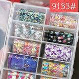 Foil Paper Box Decorative - 4cm x 100cm - 10pcs - 9133