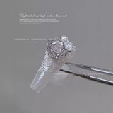 Rose-cut Crystal Nail Charms - 8mm - 1pc