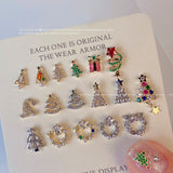 Christmas Crystal and Pearl Nail Charms - 1pc
