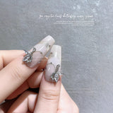 Crystal Butterfly Wing Nail Charms - 1pc