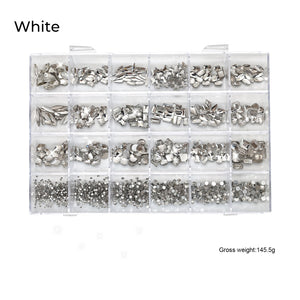 Nail Decoration - Mix Rhinestone Box - 24 Grit