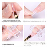 Poly Gel Nail Clip - Colourfull - 10pcs