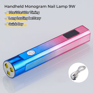 Nail UV LED Light / Lamp - Researchable Handheld - 9W