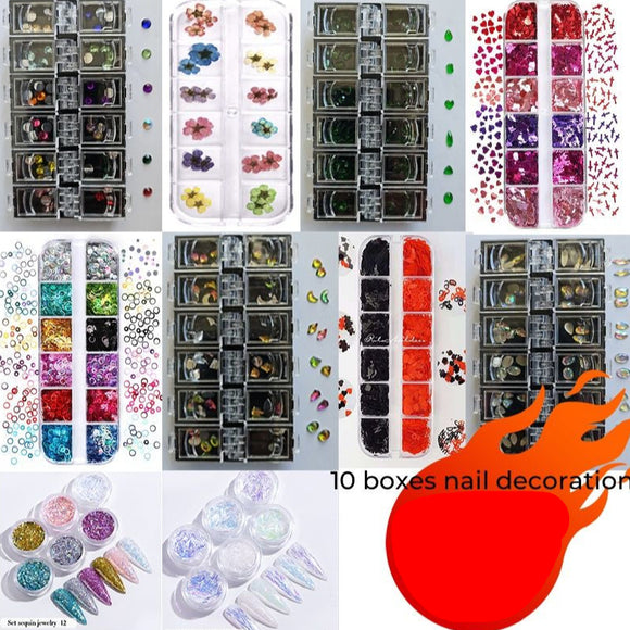 Nail Decorations - 10pcs