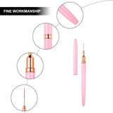 Drawing / Striping Brush - 1pcs - Pink