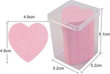 Cotton Wipes - Lint Free - 200pcs - Heart Shape