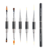 Drawing / Striping Brush Set - Double sided - 5pcs