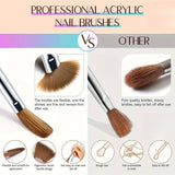 Acrylic Brush Set - 6pcs