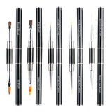 Drawing / Striping Brush Set - Double sided - 5pcs