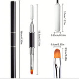 Poly Gel 2 Way Tool / Brush - Colours