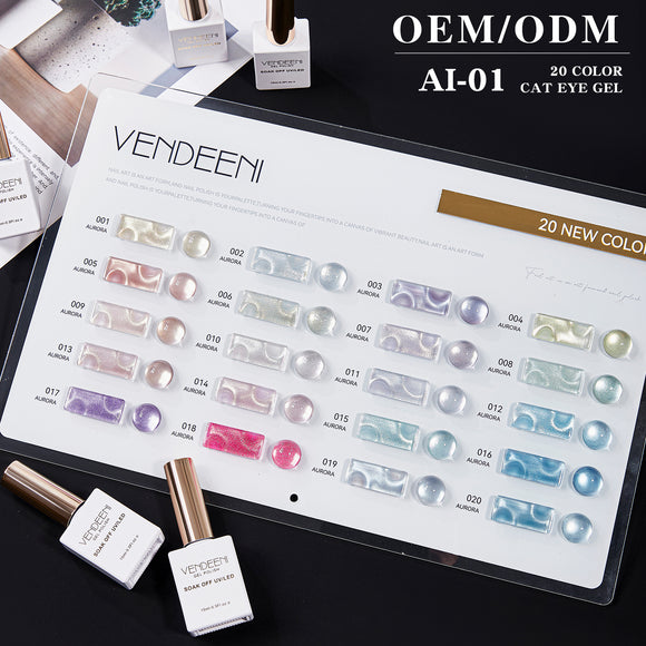 Vendeeni - Cat Eye - UV Gel Polish - AI-01