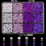 Nail Decoration - Rhinestone Box