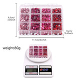 Nail Decoration - Rhinestone Box