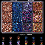 Nail Decoration - Rhinestone Box