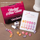Vendeeni - UV Gel Polish - TPO/HEMA FREE - Cat Eye Series - 01