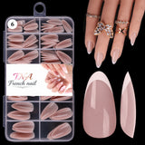 Almond - Medium - French Press On Nail Tips - 120pcs