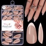 Almond - Medium - French Press On Nail Tips - 120pcs