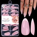 Almond - Medium - French Press On Nail Tips - 120pcs