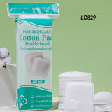 100% Cotton Pads for Makeup Remover and Skincare - 100pcs