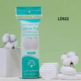 100% Cotton Pads for Makeup Remover and Skincare - 100pcs
