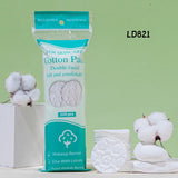 100% Cotton Pads for Makeup Remover and Skincare - 100pcs