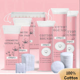 100% Cotton Pads for Makeup Remover and Skincare