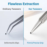 Tweezer - Precision - Stainless Steel - 1pcs