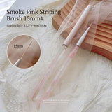 Striping Brush With Lid - Smoke Pink