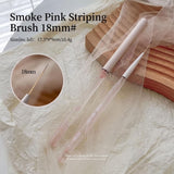 Striping Brush With Lid - Smoke Pink