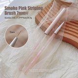 Striping Brush With Lid - Smoke Pink