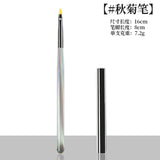 Nail Art Brush With Lid - Aurora Ice-Translucent