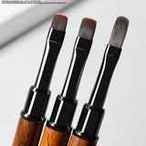 Rosewood Double Side Nail Brush with Double Lids