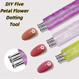 DIY Five Petal Flower Dotting Tool