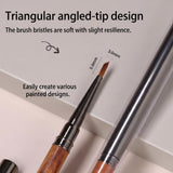 Triangular - Tipped Painting Brush