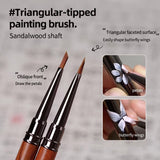 Triangular - Tipped Painting Brush