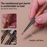 Triangular - Tipped Painting Brush