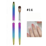 Kolinsky - Acrylic Brush - 30% Sable Hair With Lid