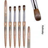 Kolinsky - Acrylic Brush - 50% Sable Hair With Lid