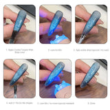 3D Water Drop & Crystal UV Gel Top Coat - Set
