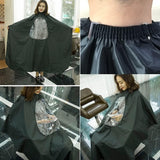 Barber Cape / Hair Cutting Cape - With Clear Screen