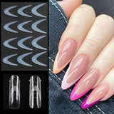 Reusable Silicone French Tip Guides for Dual Form