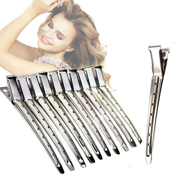 Hair Sectioning Clips - Metal - 12pcs