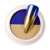 Solid Chrome Powder - Dual - Blue & Gold - #3