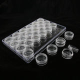 Empty Container - 2cm x 3.8cm - 24pcs with Tray